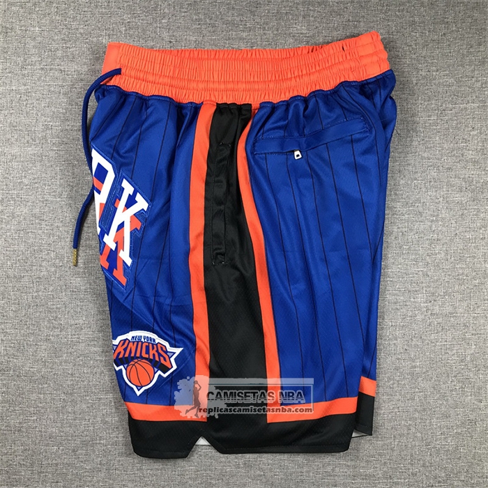 Pantalone New York Knicks Ciudad 2024 Just Don Azul